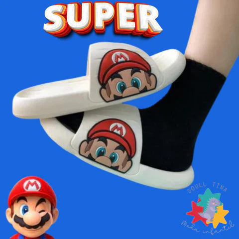 Chinelo Nuvem Infantil Masculino Game Mario