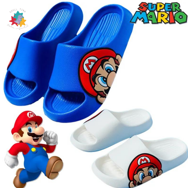 Chinelo Nuvem Infantil Masculino Game Mario