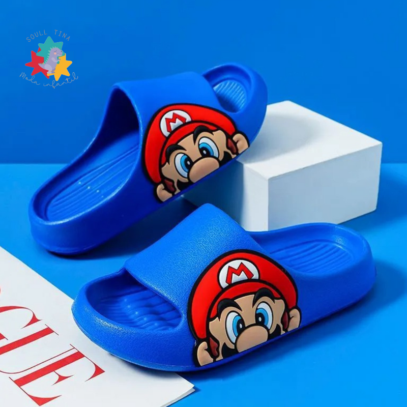 Chinelo Nuvem Infantil Masculino Game Mario